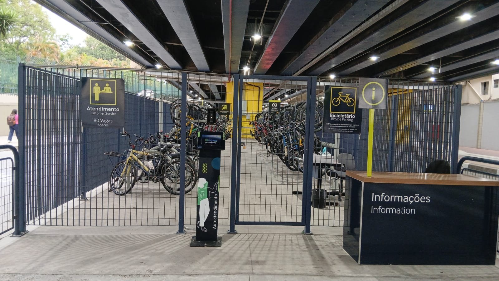 Foto do bicicletário Terminal Amaral Gurgel